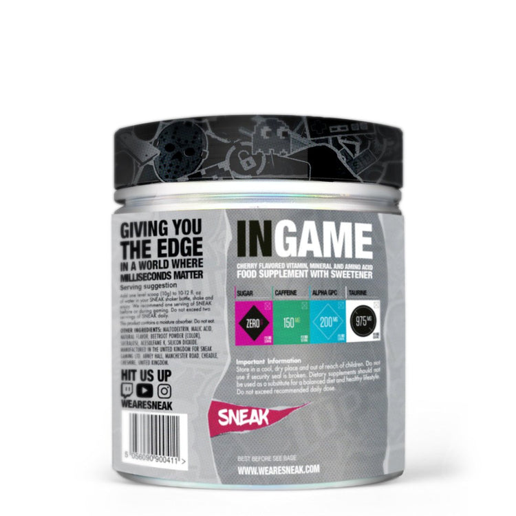 cherry energy drink label