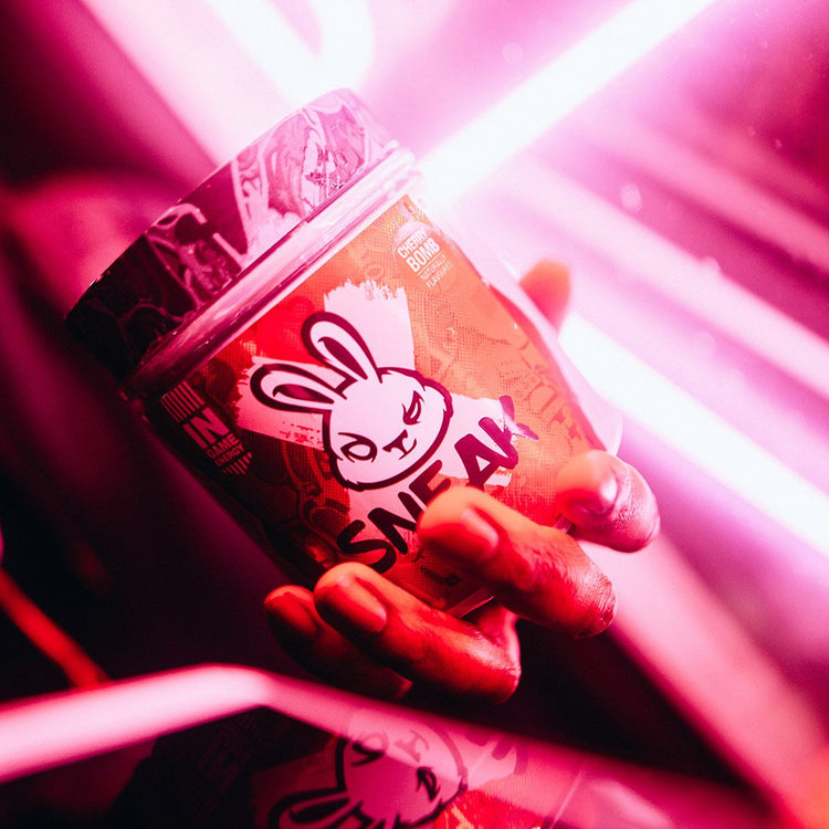 energy drink with neon effect