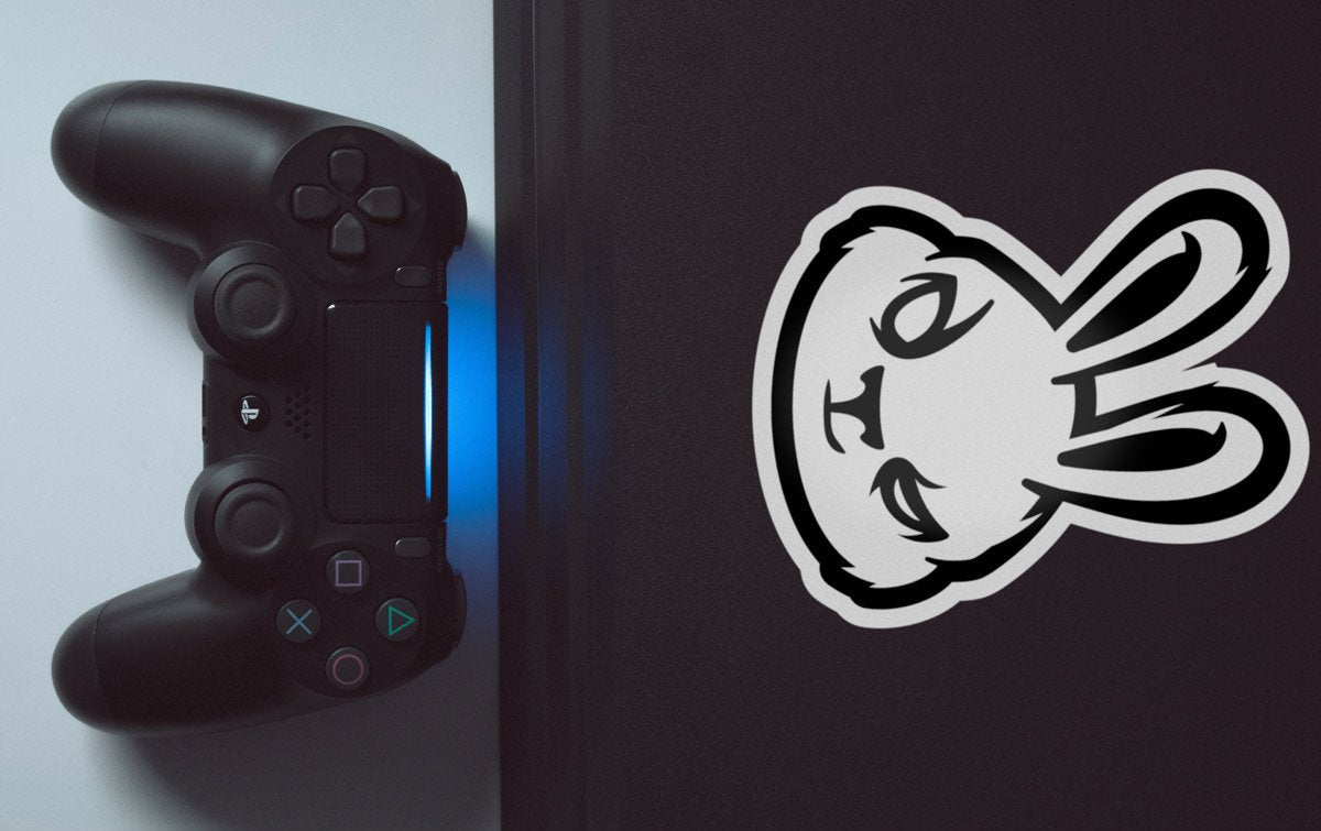 sneak rabbit logo sticker