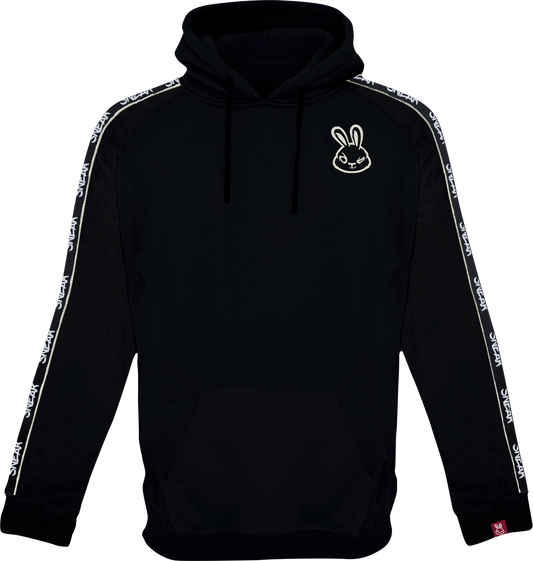 TAPED HOODIE BLACK