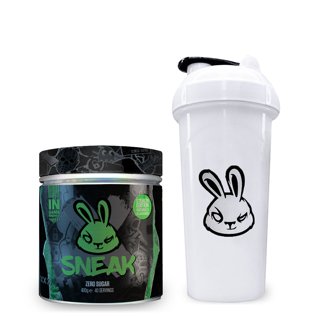 Sneak stealth edition with shaker bottle