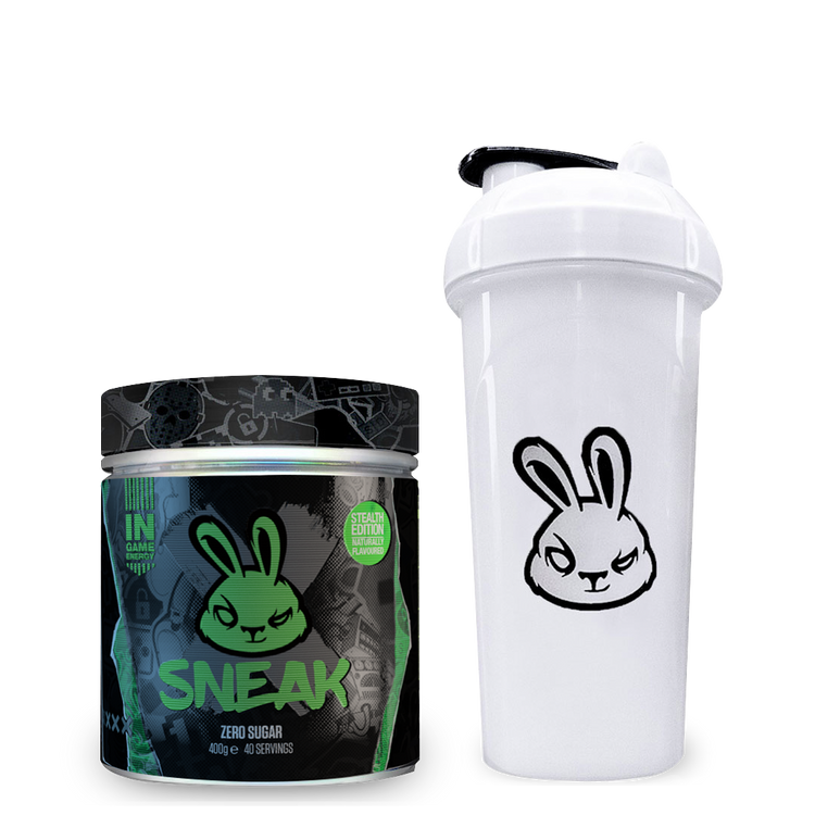 Sneak stealth edition with shaker bottle