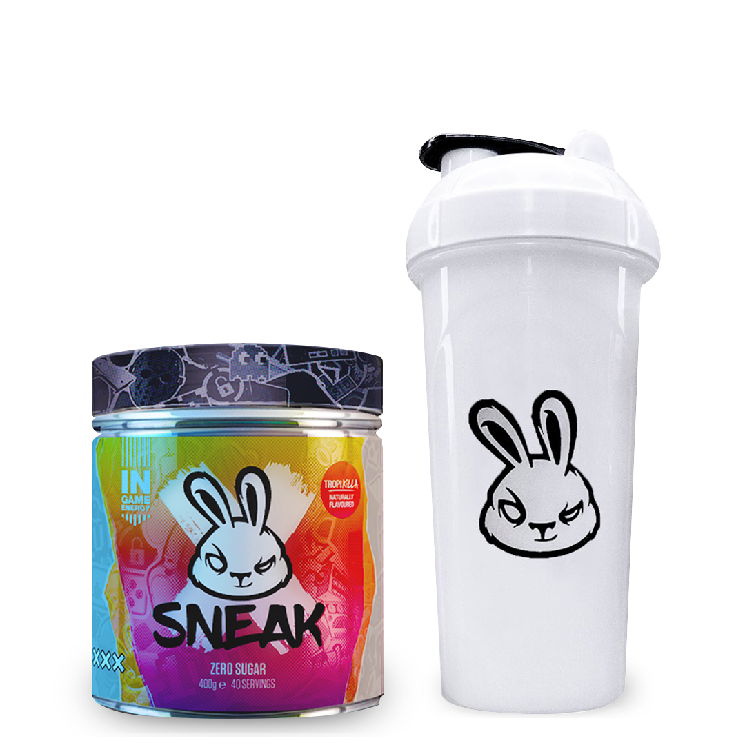 Sneak tropical flavour and shaker bottle
